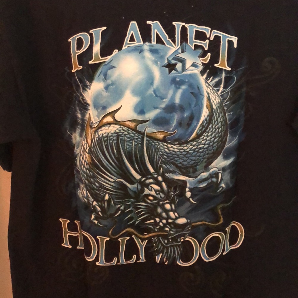 Planet Hollywood Orlando navy T-shirt size small